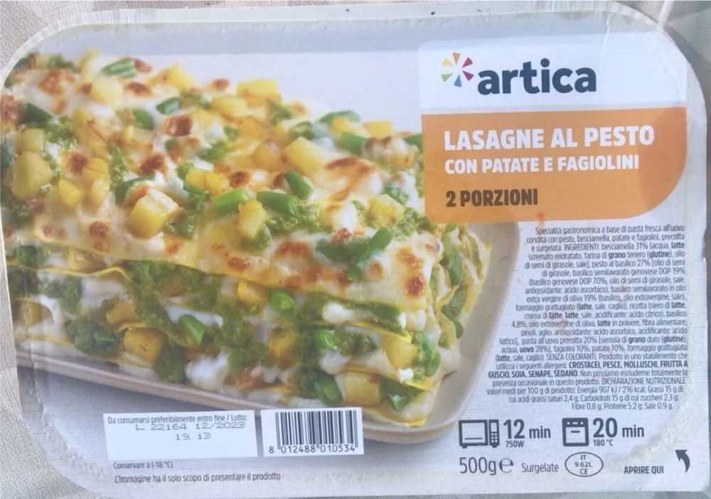 Lasagne al pesto
