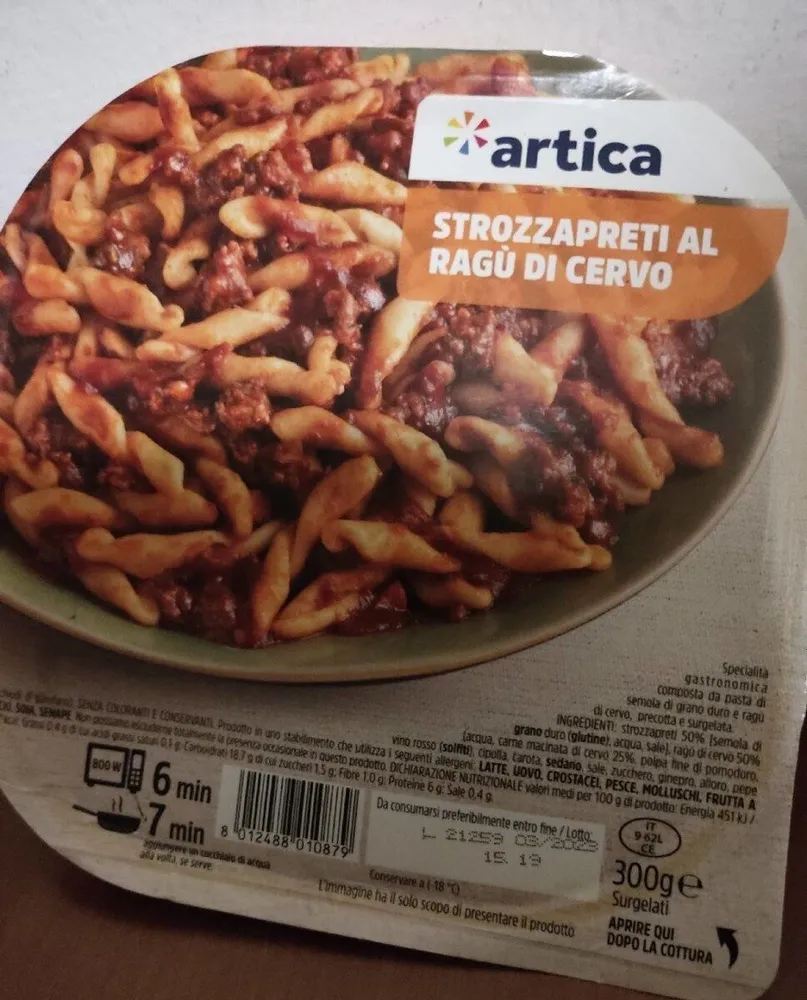 Strozzapreti al ragù di cervo