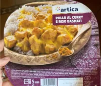 Pollo al curry e riso basmati