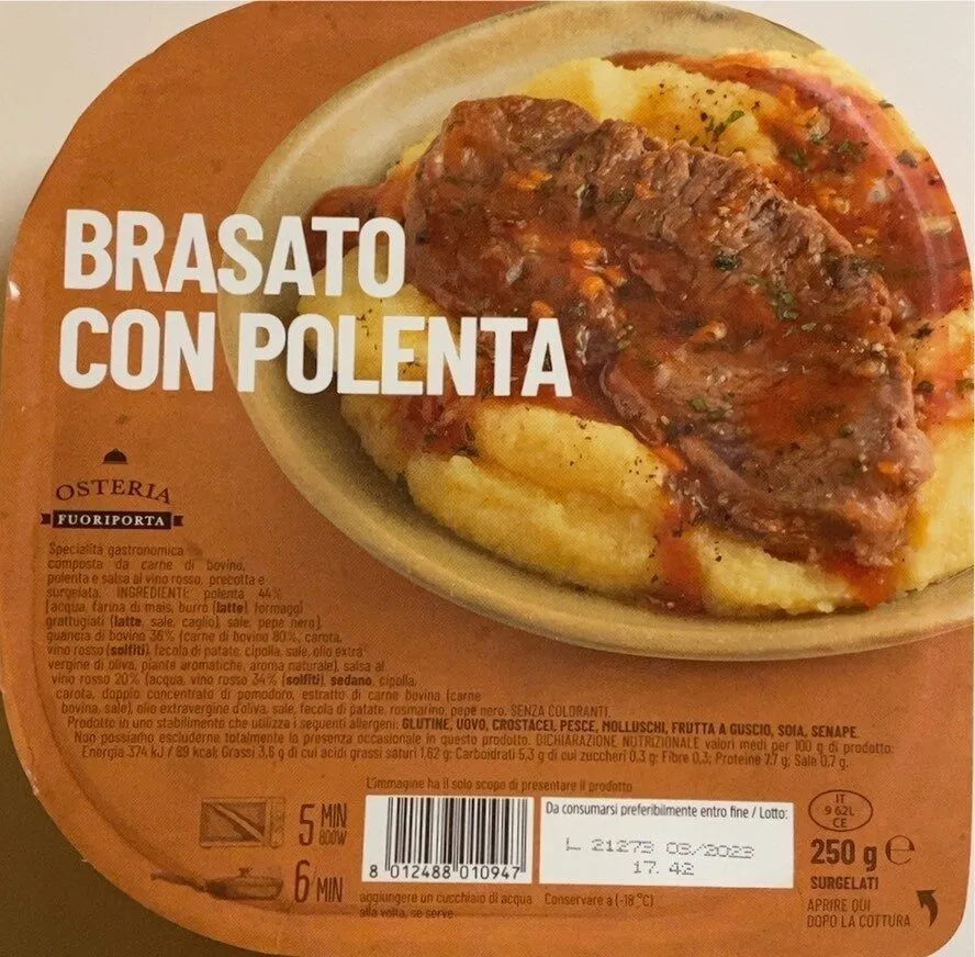 Brasato con Polenta