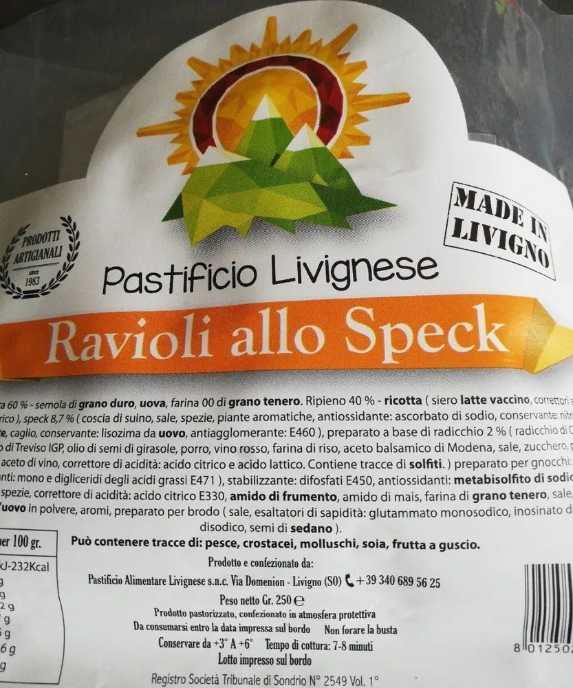 Ravioli allo speck
