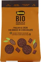 Bio frollini al cacao con gocce di cioccolato