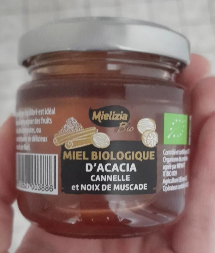 Miel d'acacia cannelle et noix de muscade