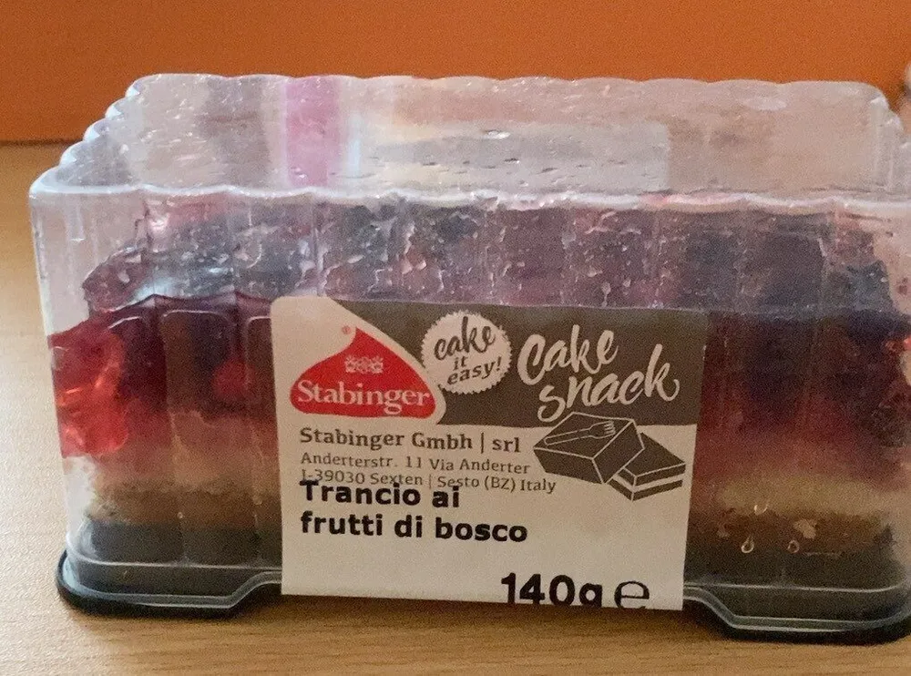 Trancio ai frutti di bosco