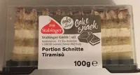 Cake snack tiramisu
