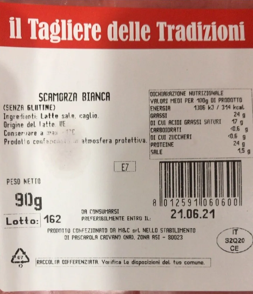Scamorza bianca