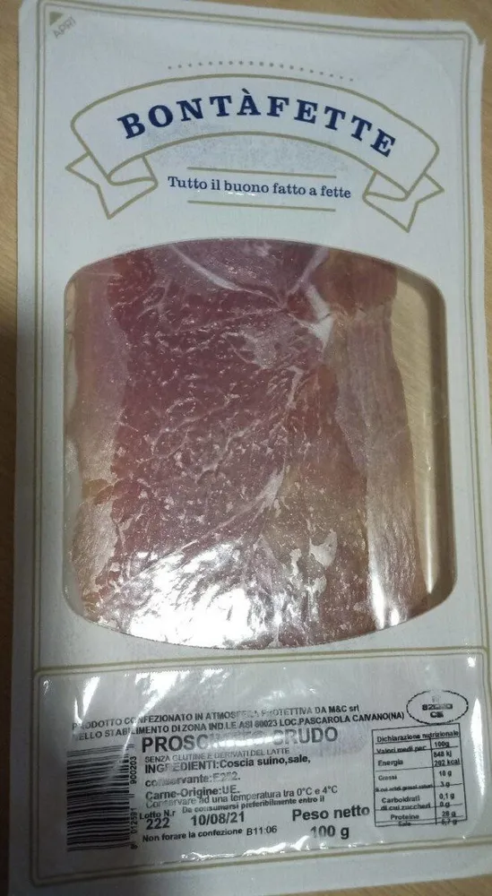 Prosciutto crudo