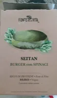 seitan Burger con spinaci