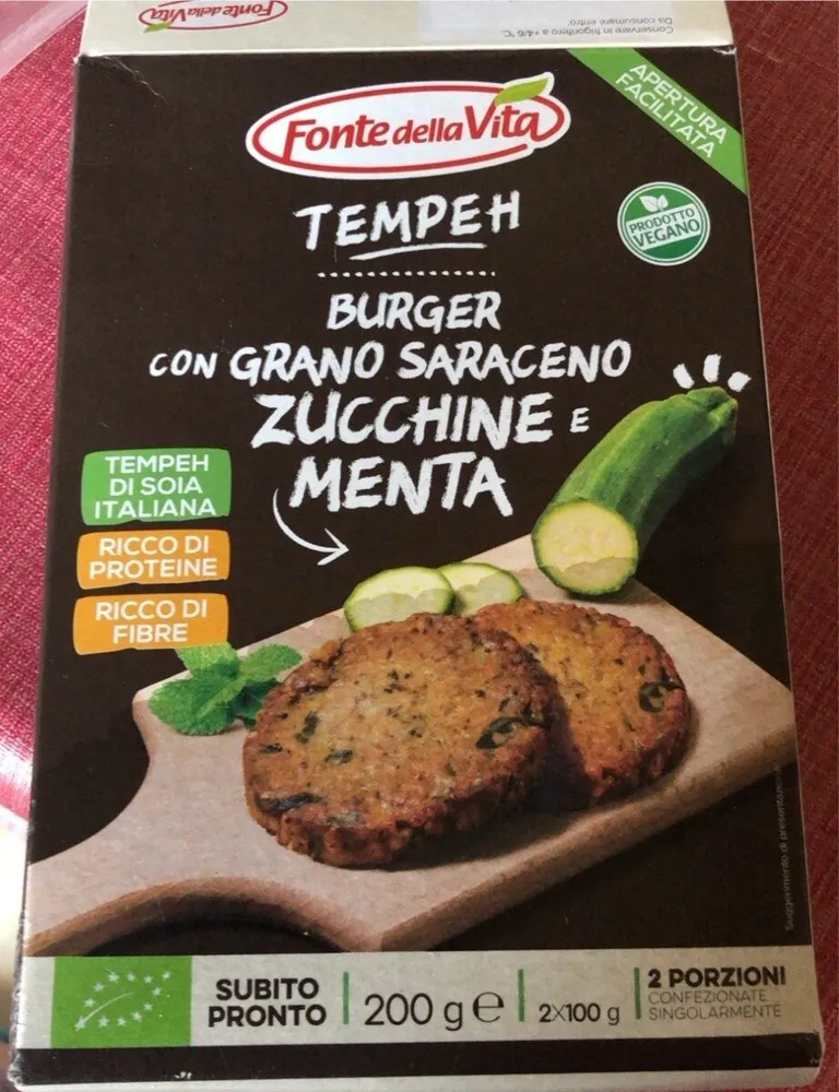Burger grano saraceno, zucchine e mente