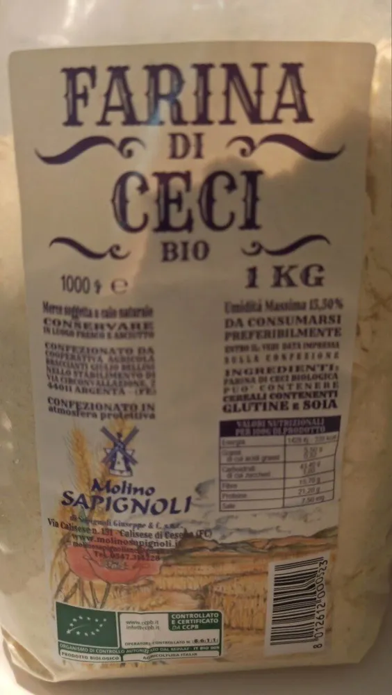 Farina di ceci bio
