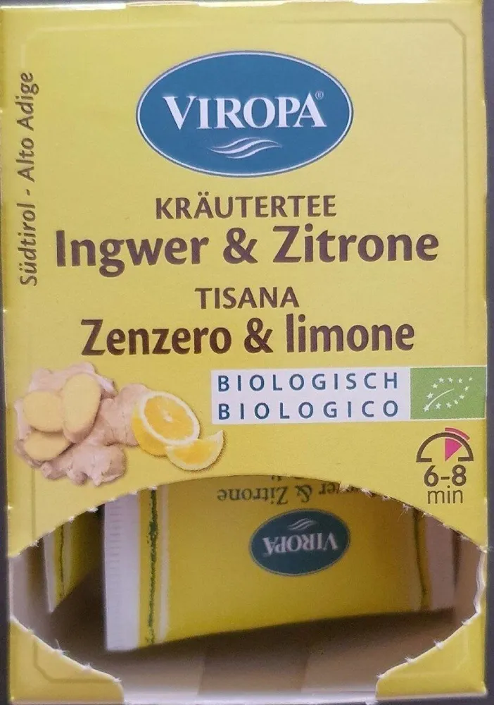 Tisana Zenzero & limone