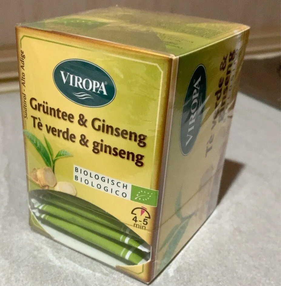Tè verde e ginseng