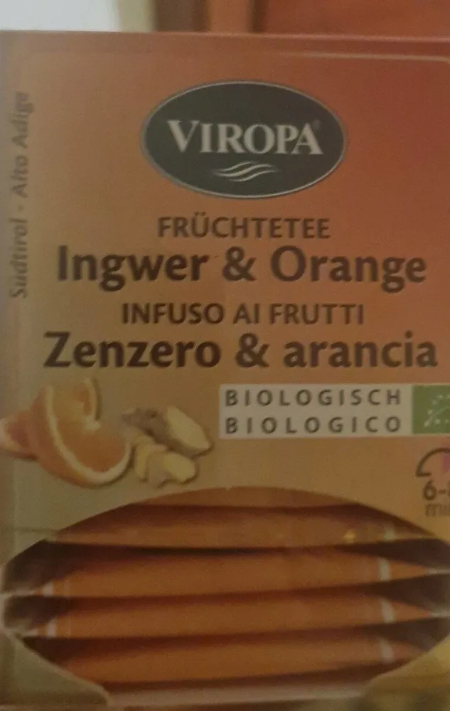 Infuso Zenzero e Arancia
