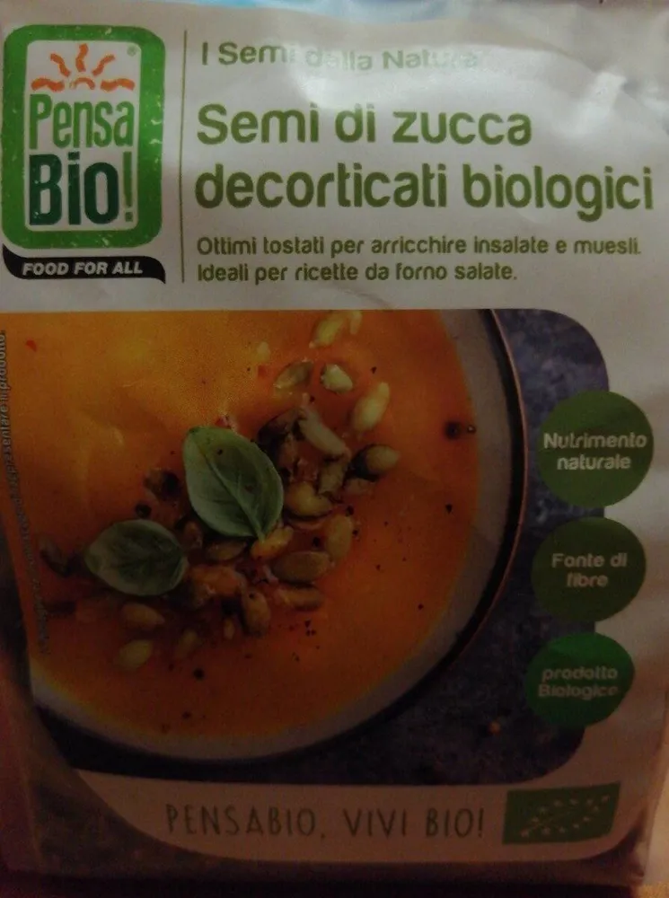 Semi di zucca decorticati biologici
