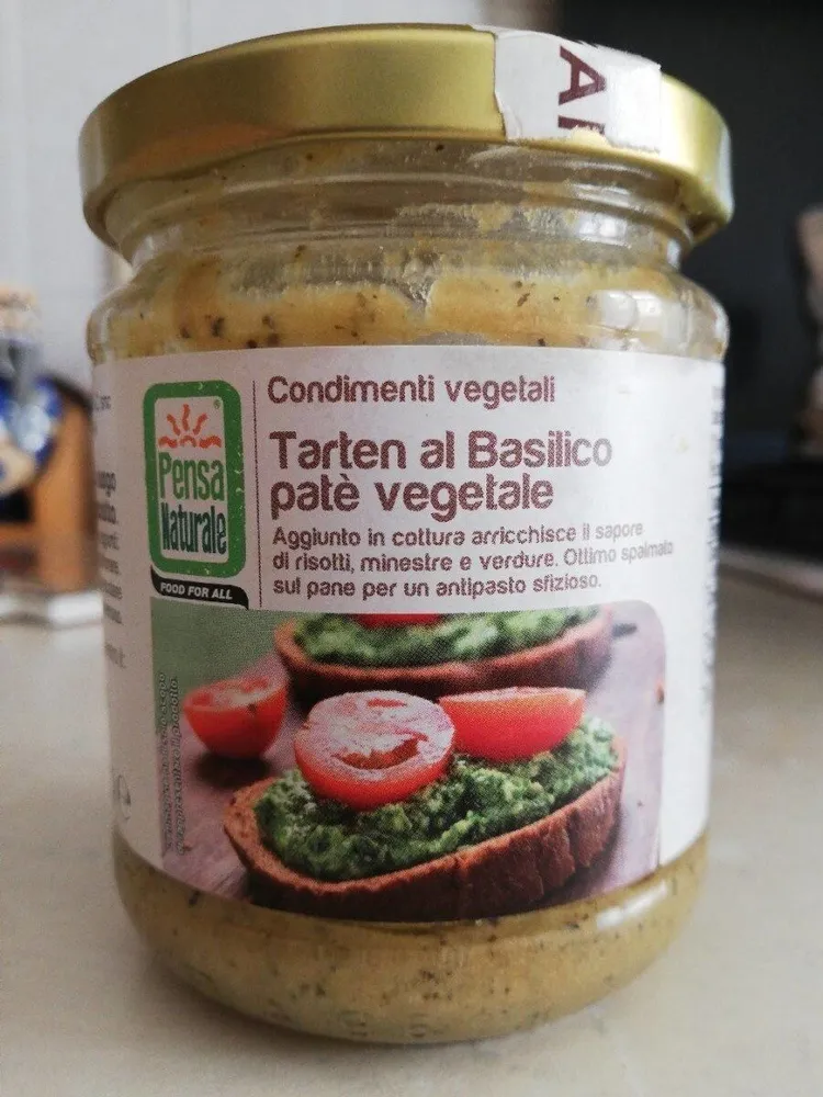 Tarten al Basilico patè vegetale