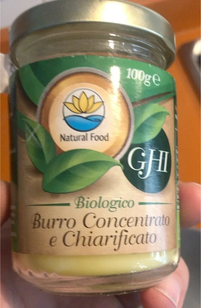 Ghi burro concentrato e chiarificato bio
