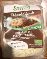 Preparato per polpette vegetali