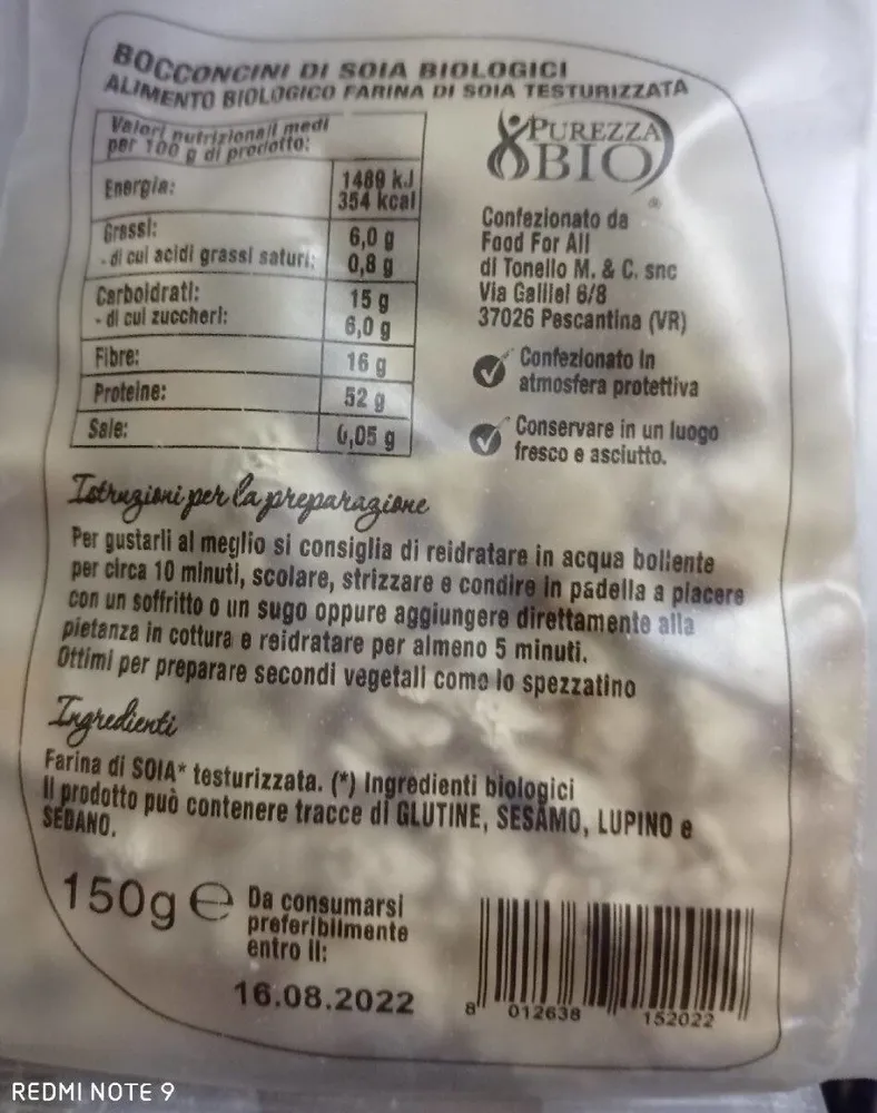 Bocconcini di soia