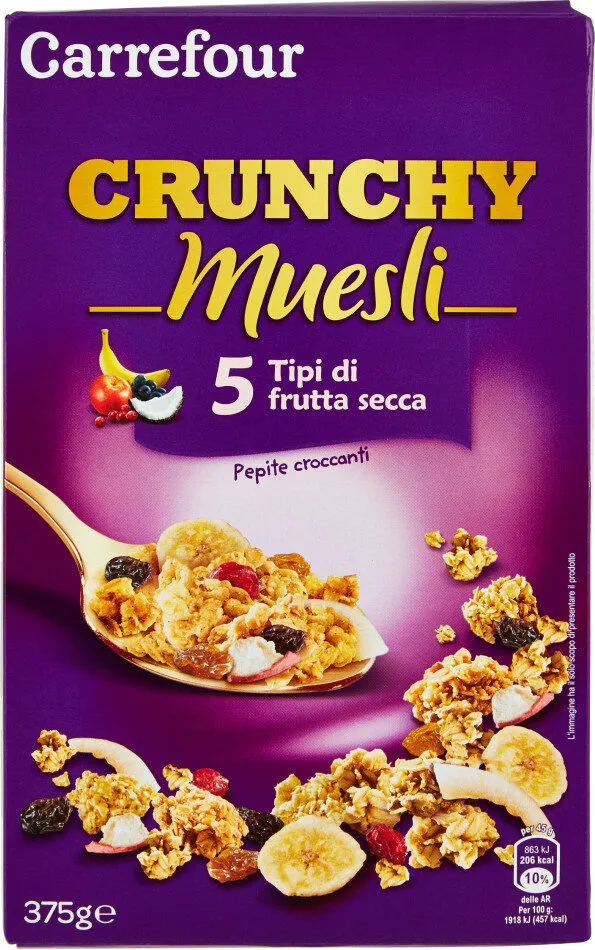 Crunchy 5 fruits secs