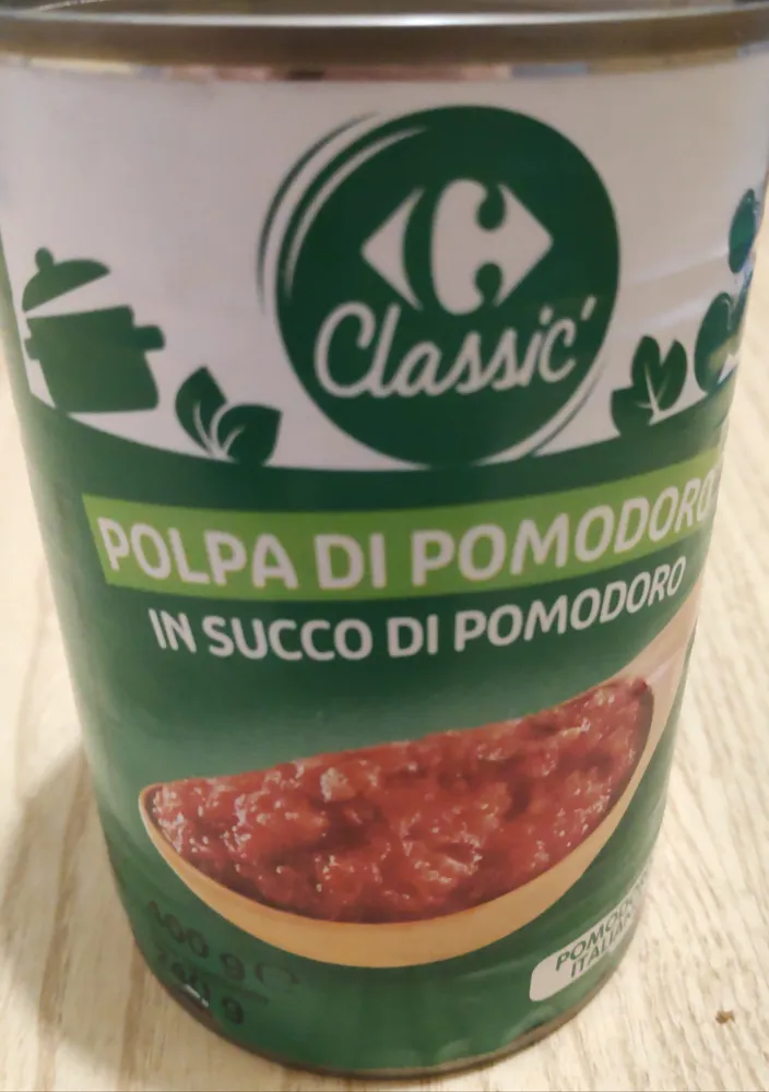 Polpa di pomodoro in succo di pomodoro