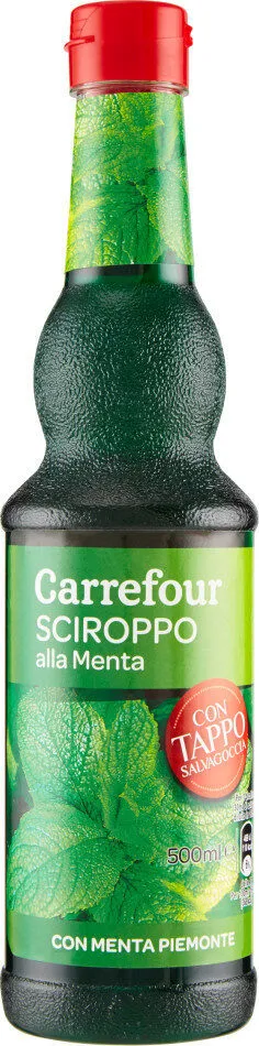 Sciroppo alla menta con menta piemonte