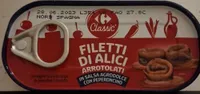 Filetti di alici arrotolati in salsa agrodolce con peperoncino