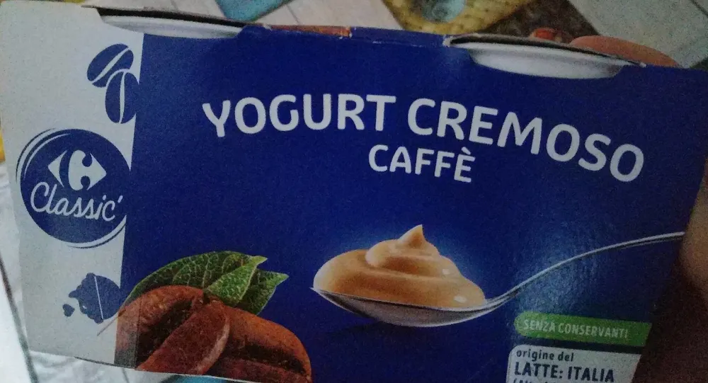 Yogurt cremoso caffè