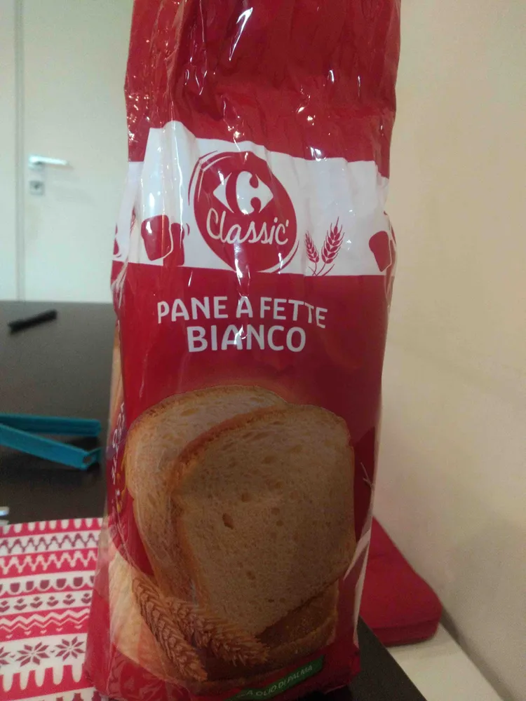 Pane a fette bianco