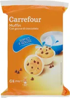 Muffin con gocce di cioccolato