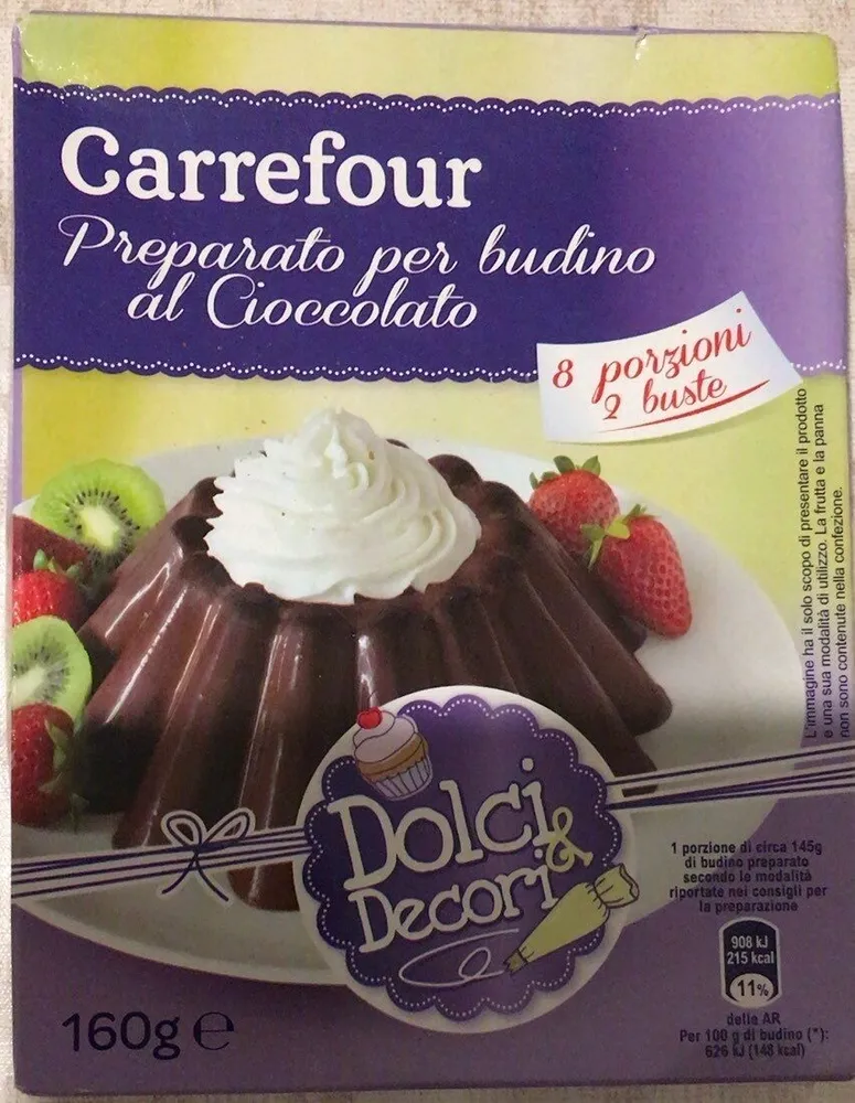 Preparato per budino al cioccolato