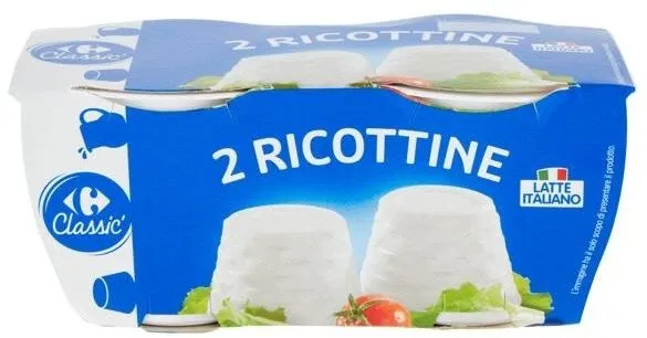 2 RICOTTINE Formaggio