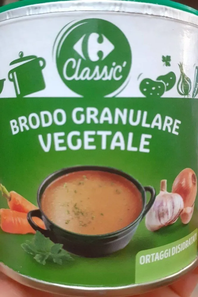 Brodo granulare vegetale