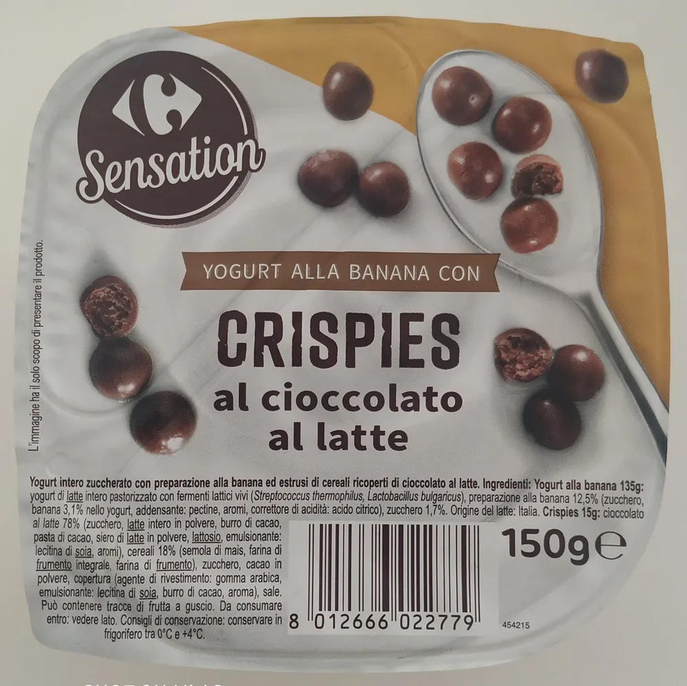 Crispies al cioccolato al latte