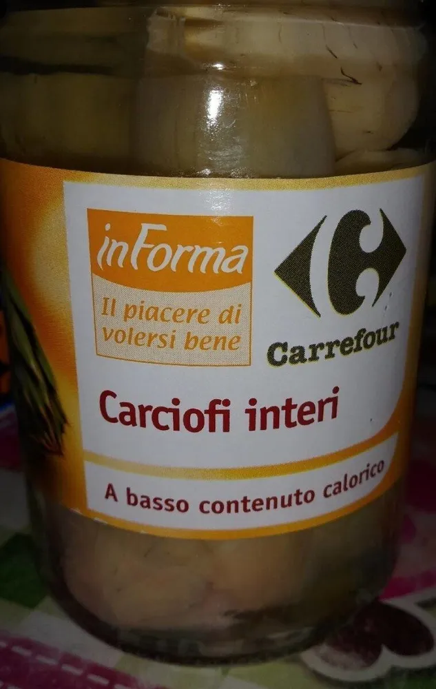 Carciofi interi al naturale