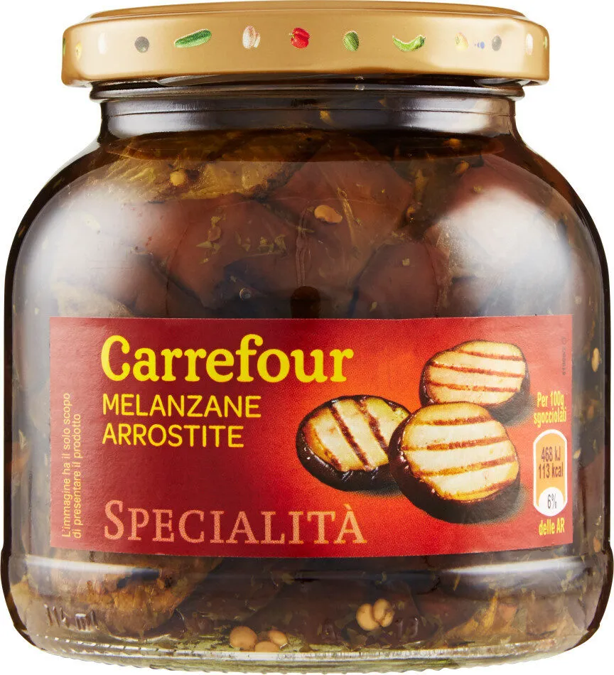 Specialità melanzane arrostite