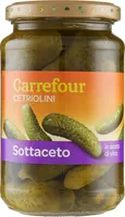 Sottaceto cetriolini in aceto di vino