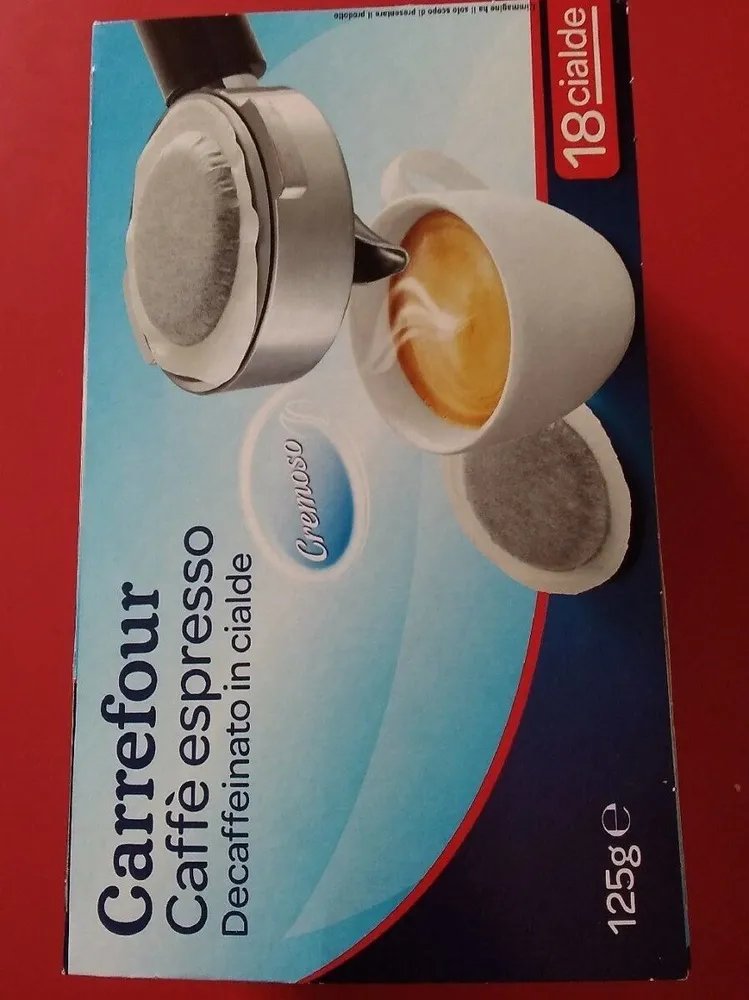 Caffè espresso decaffeinato in cialde