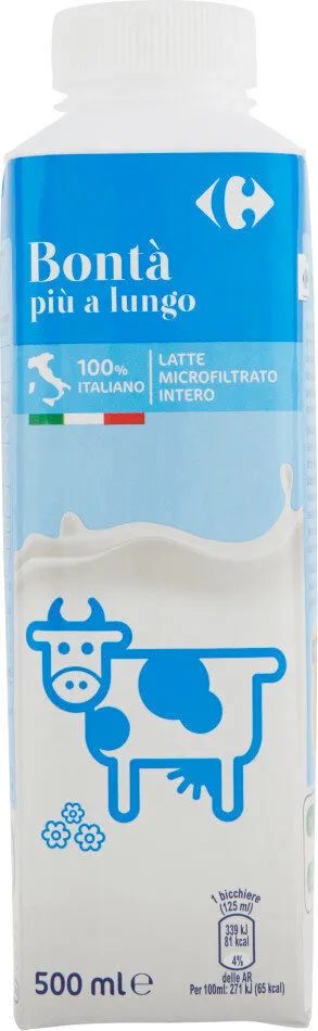 Latte microfiltrato intero