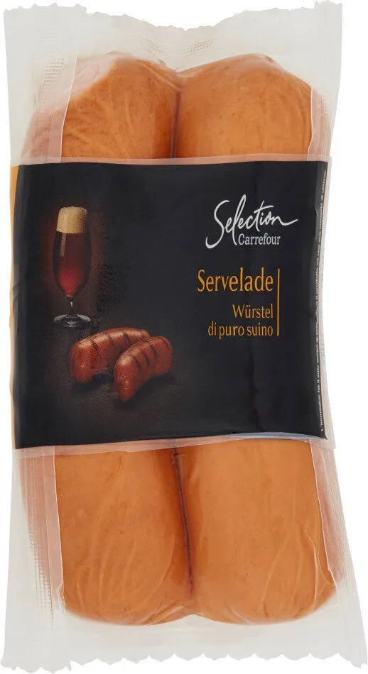 Servelade würstel di puro suino würstel