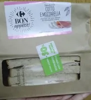 Sandwich cotto e mozzarella