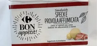 Sandwich speck e provola affumicata