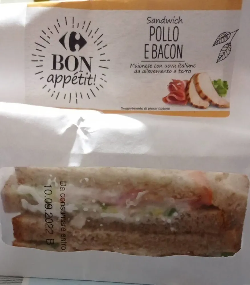 Sandwich pollo e bacon