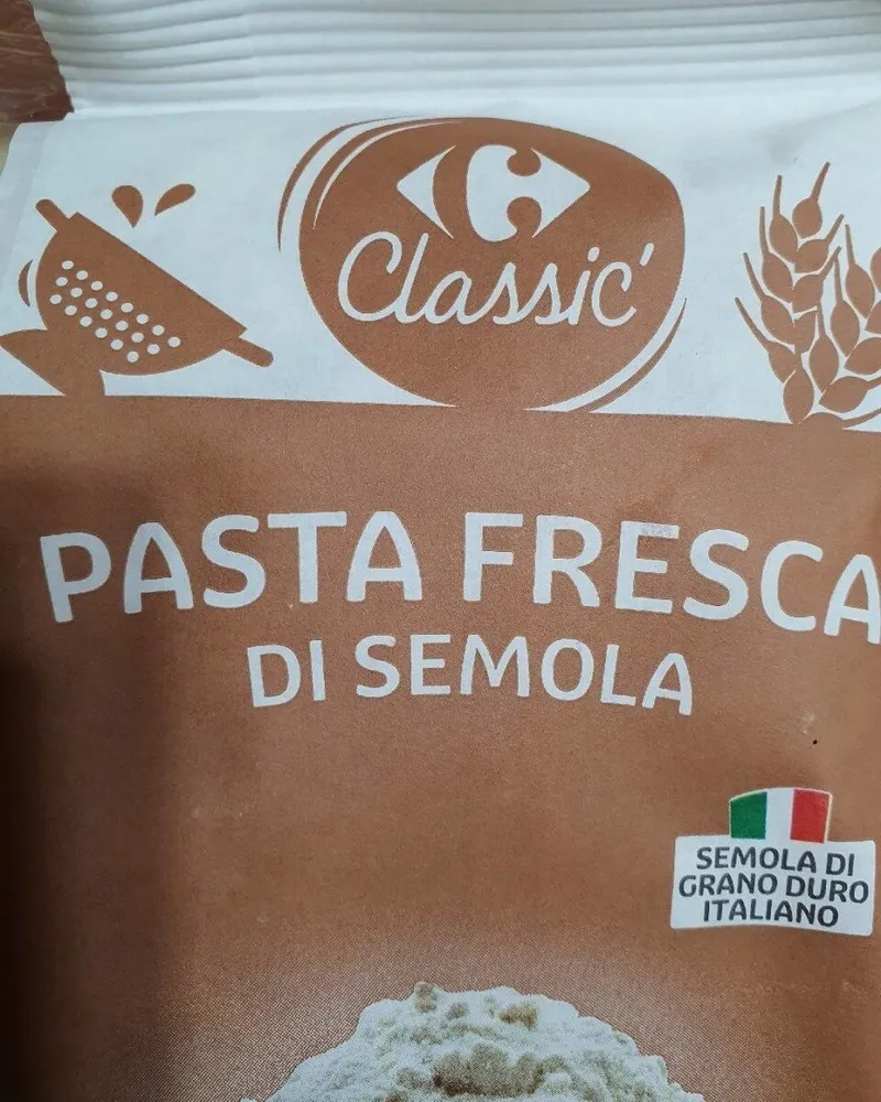 Pasta fresca di semola