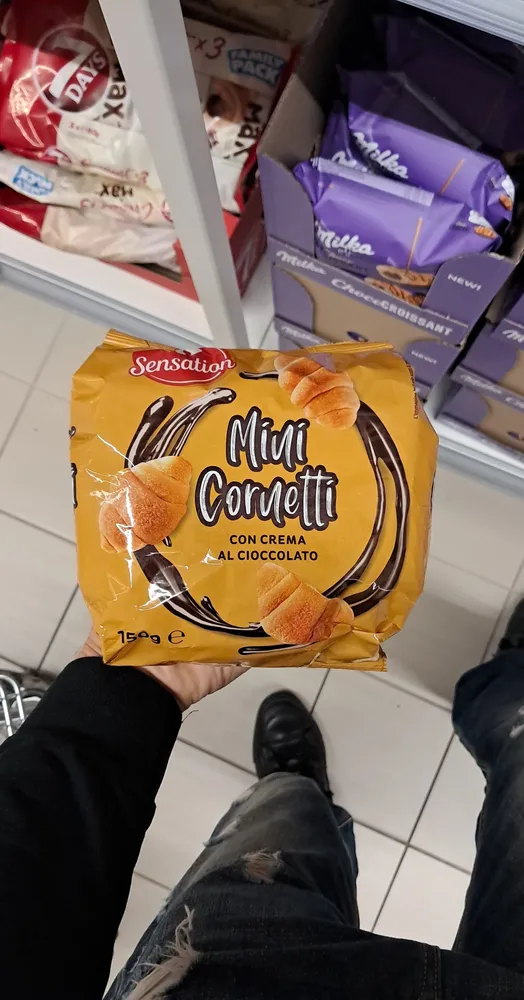 Breakky mini cornetti con crema al cioccolato
