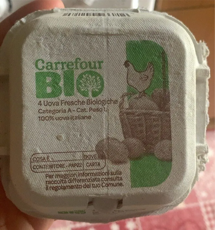 4 Uova Fresche Biologiche