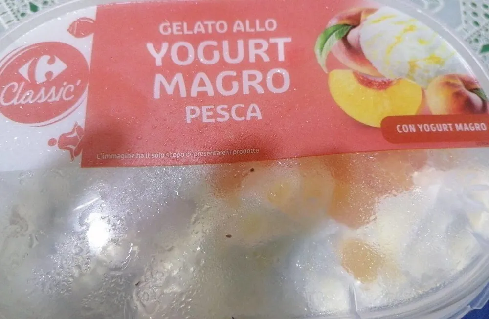 Gelato allo yogurt magro