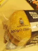 Maxi Panino per hamburger con sesamo