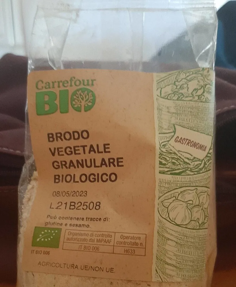 Brodo vegetale granulare biologico