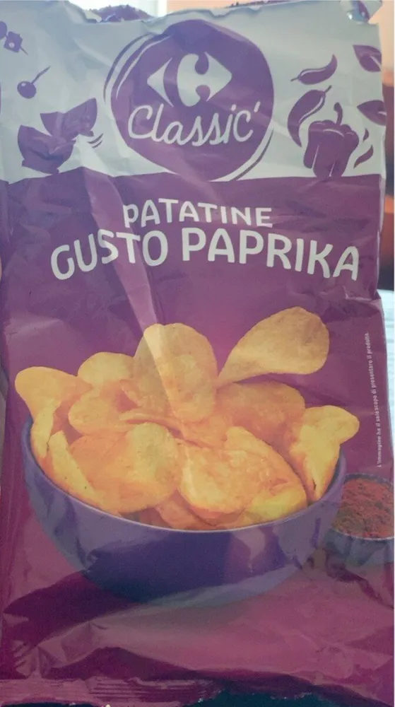 Patatine gusto paprika