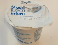 Yogurt bianco intero